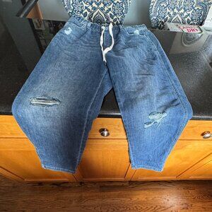 Aerie Women's drawstring jeans - never worn